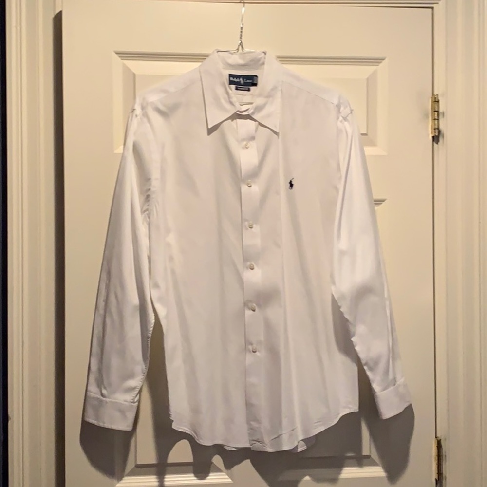 White button down